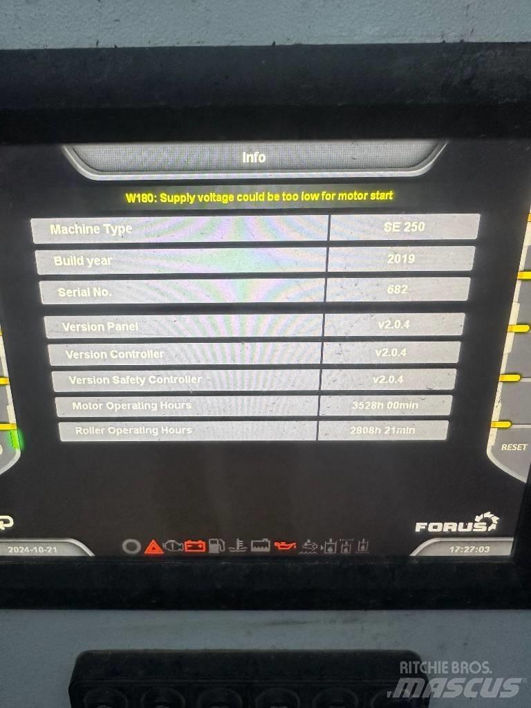 Forus SE250 廢棄物撕碎機