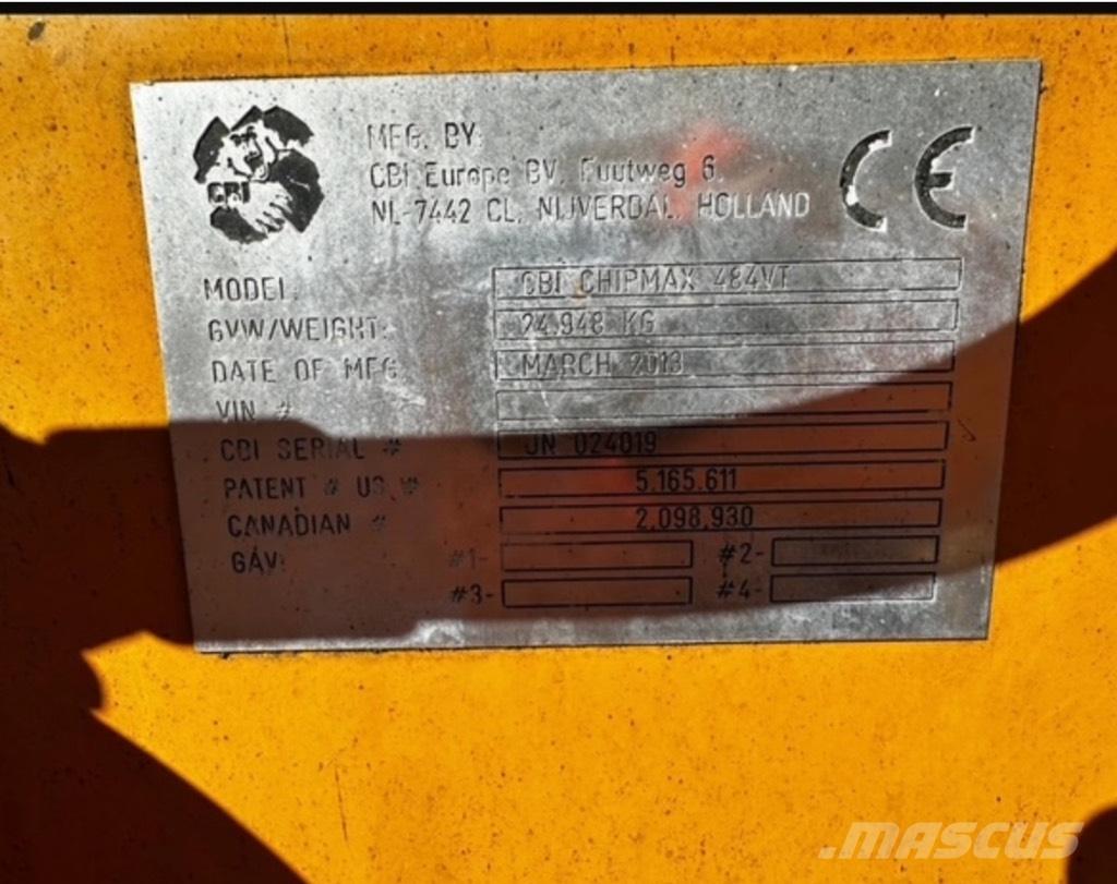 CBI Chipmax 484VT 碎木機