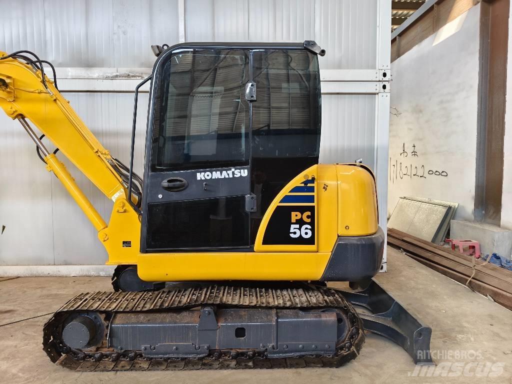 Komatsu PC 56 小型挖土機/掘鑿機<7t(小型挖掘機)