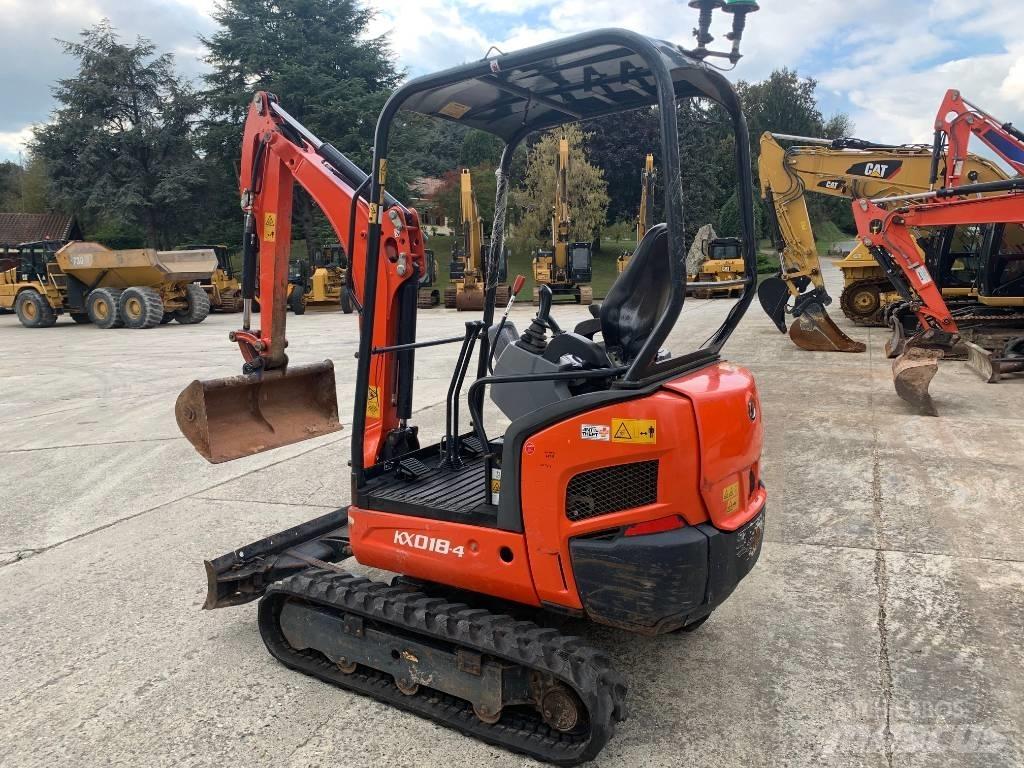 Kubota KX 018-4 小型挖土機/掘鑿機<7t(小型挖掘機)