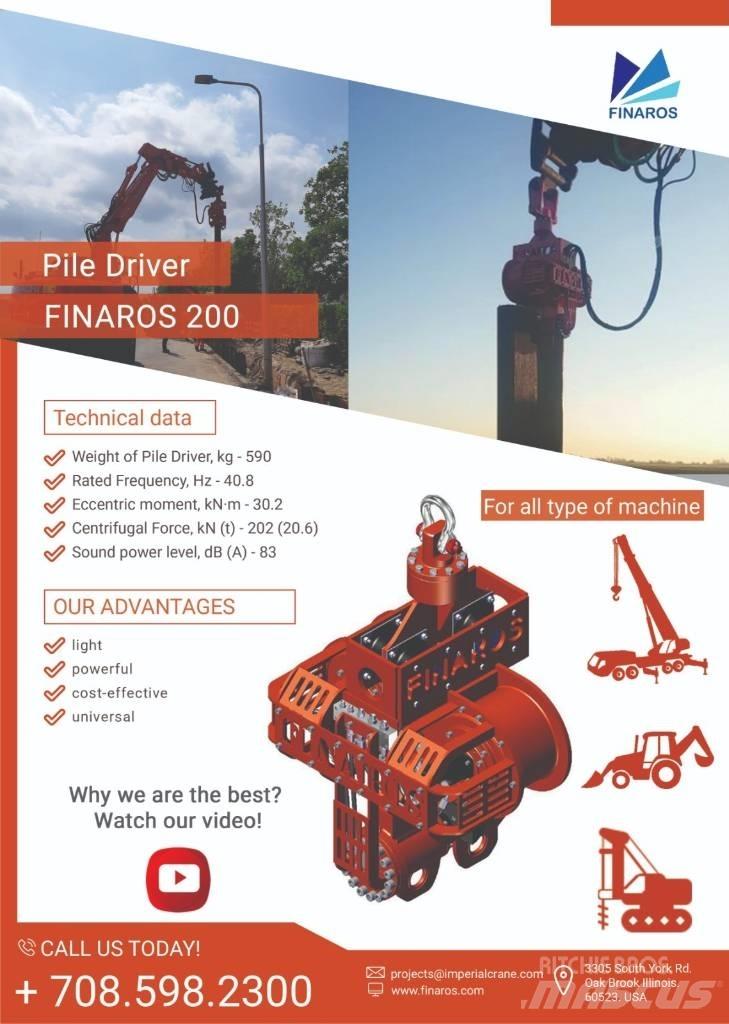  Finaros FR200 液壓打樁錘