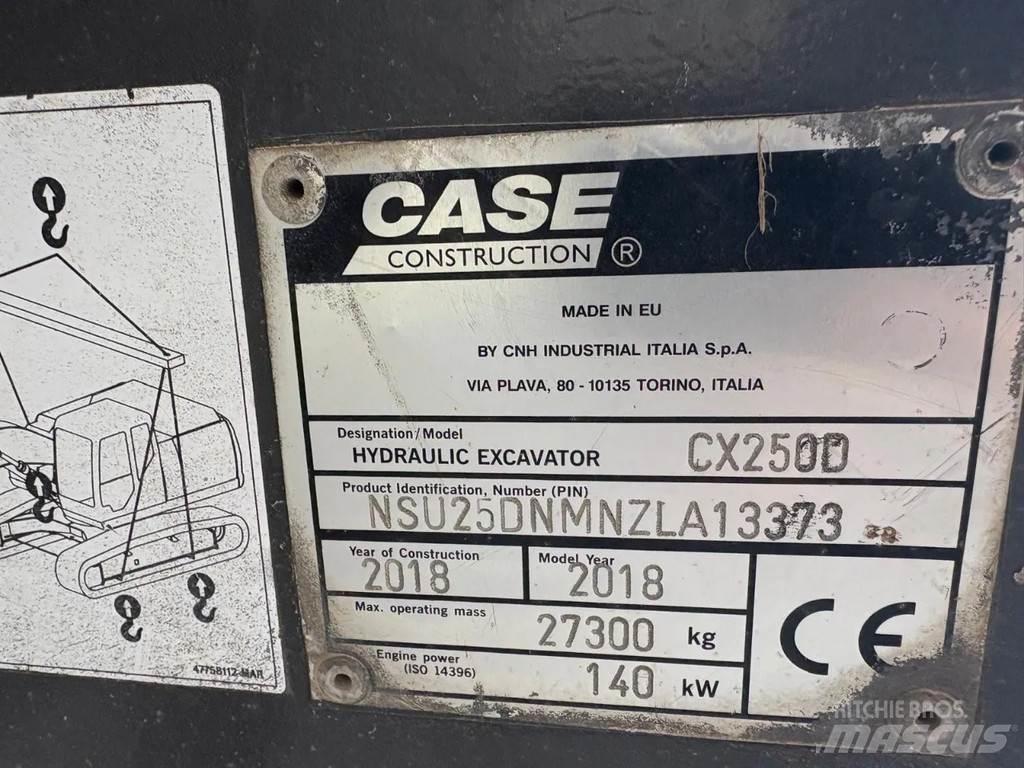 CASE CX250D 履帶式 挖土機/掘鑿機/挖掘機