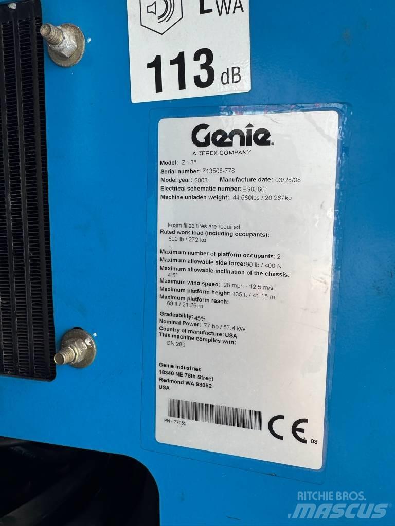 Genie Z 135/70 曲臂高空作業車