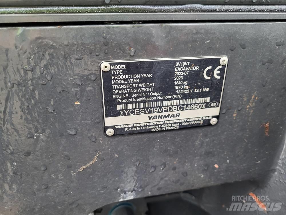Yanmar SV 19 VT 小型挖土機/掘鑿機<7t(小型挖掘機)