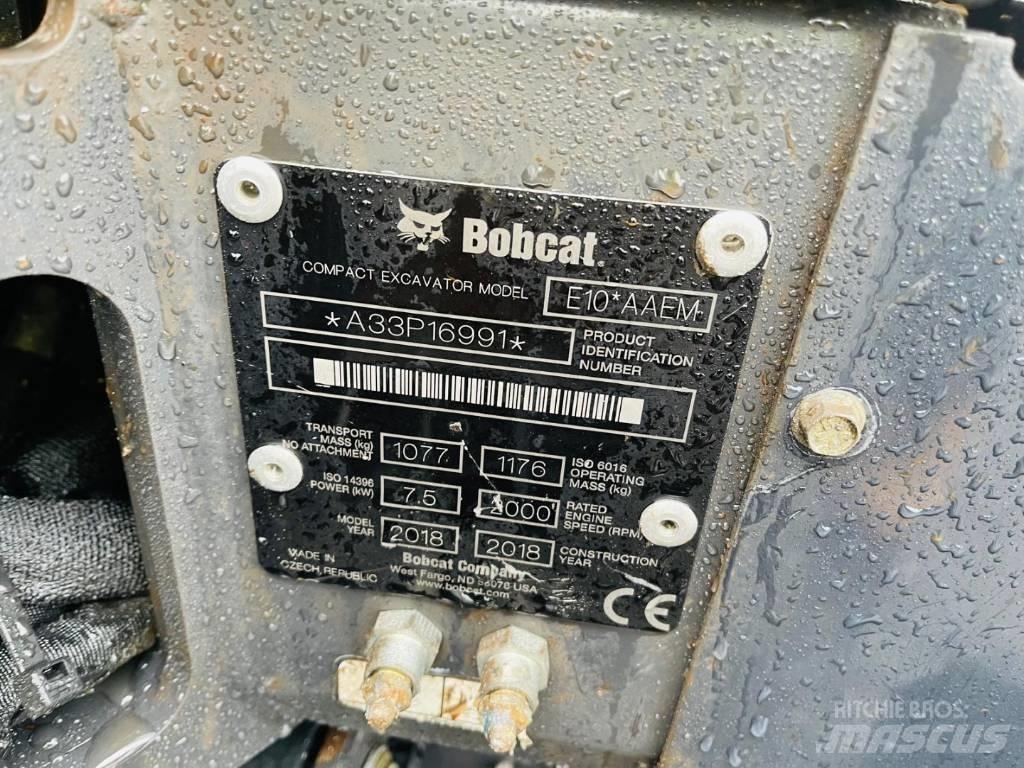 Bobcat E 10 小型挖土機/掘鑿機<7t(小型挖掘機)