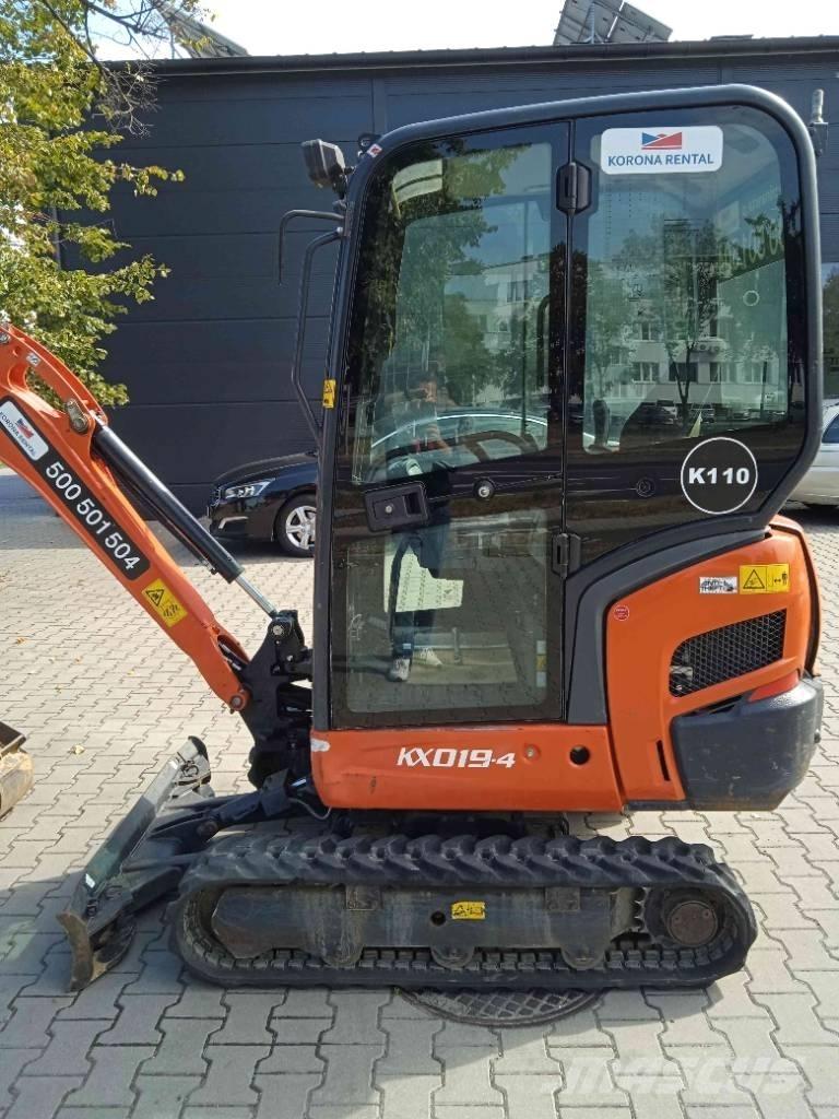 Kubota KX 019-4 小型挖土機/掘鑿機<7t(小型挖掘機)