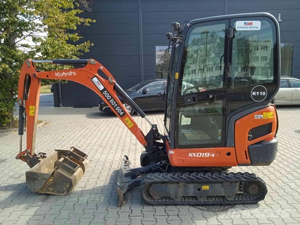 Kubota KX 019-4 小型挖土機/掘鑿機<7t(小型挖掘機)