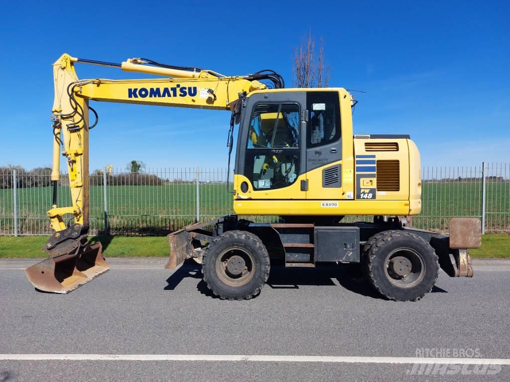 Komatsu PW148-10 旋轉式挖土機/掘鑿機/挖掘機