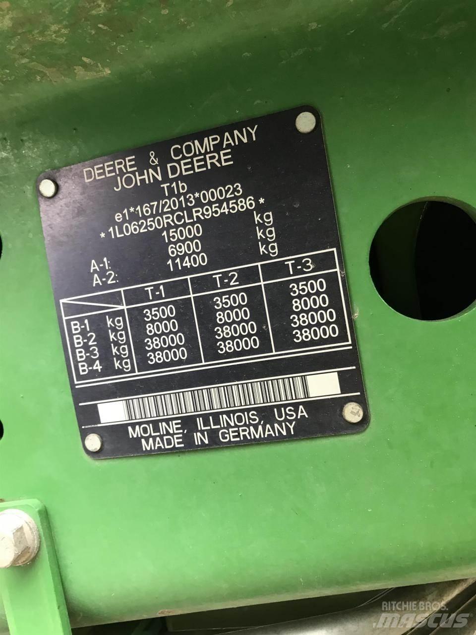 John Deere 6250R 曳引機