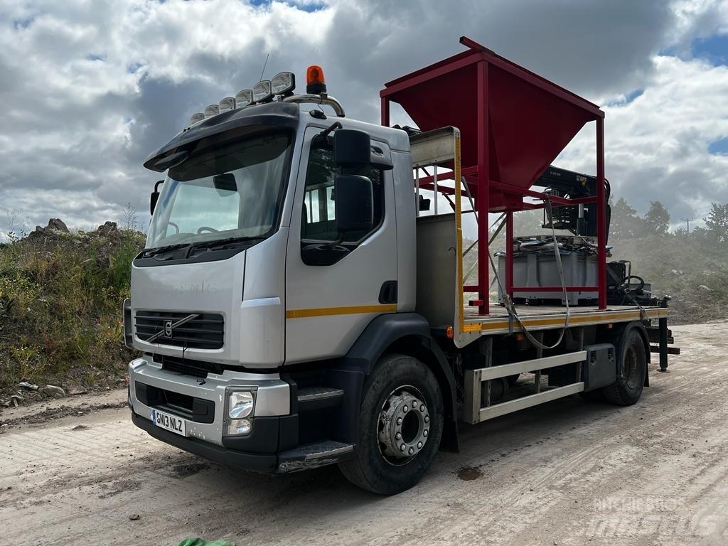 Volvo FL260 平板式/側卸式卡車