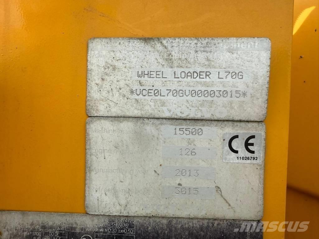 Volvo L 70 G 輪胎式裝載機