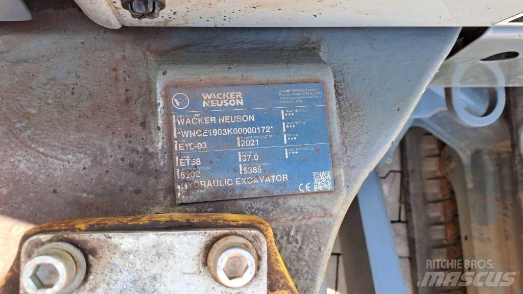 Wacker Neuson ET58 履帶式 挖土機/掘鑿機/挖掘機