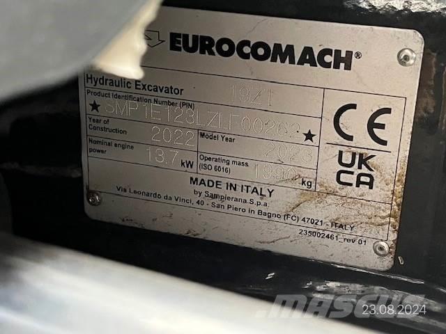 Eurocomach 19ZT 小型挖土機/掘鑿機<7t(小型挖掘機)