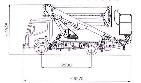 Skyking E209PX 卡車裝載高空作業車