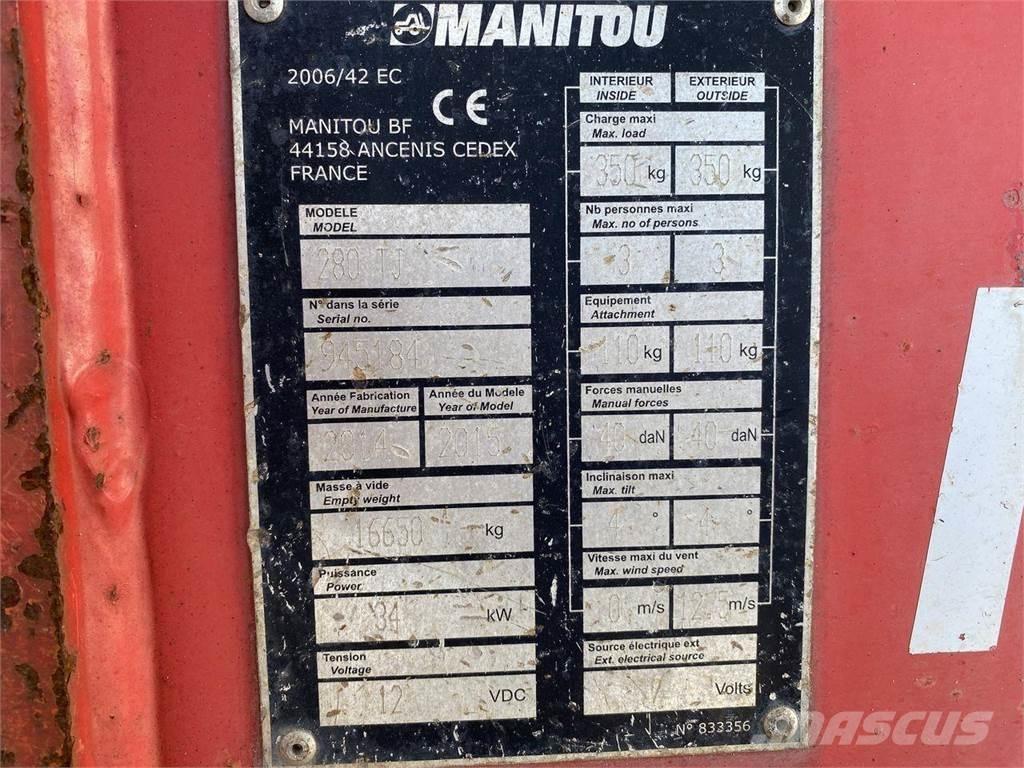 Manitou 280TJ 曲臂高空作業車
