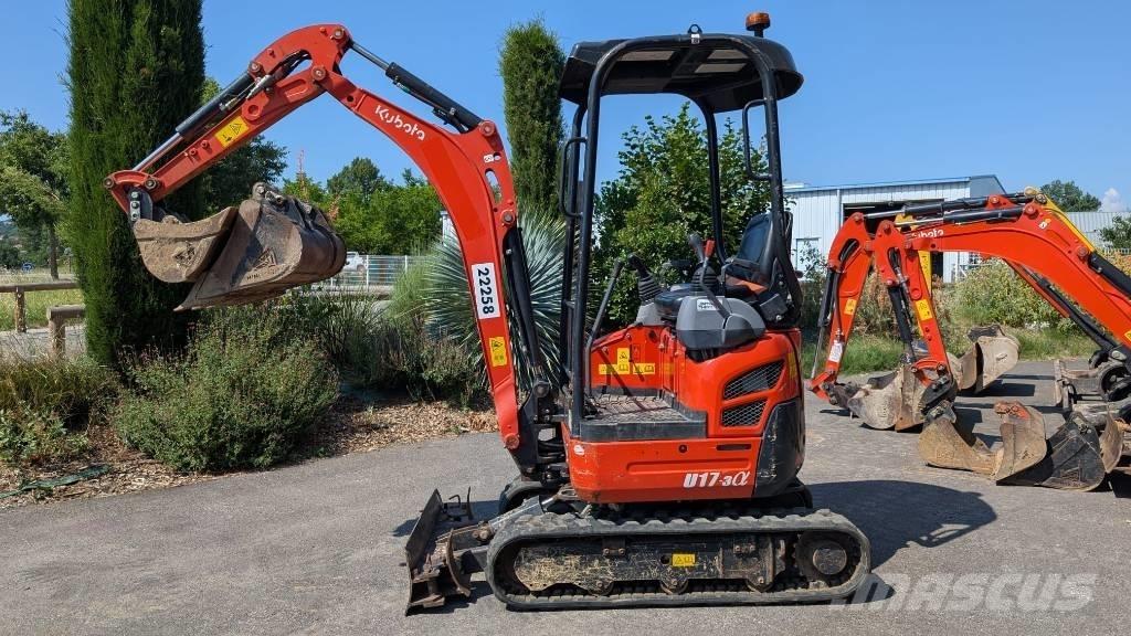 Kubota U 17-3 小型挖土機/掘鑿機<7t(小型挖掘機)