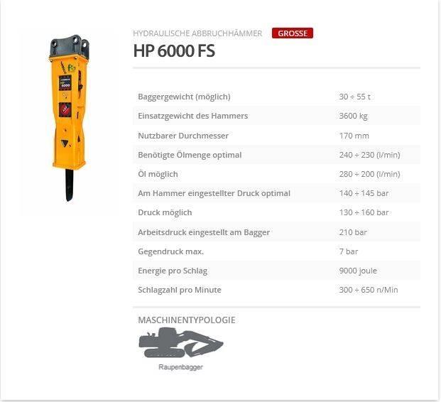 Indeco HP 6000 FS 鐵鎚/碎石機
