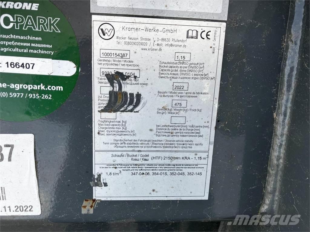 Kramer 2150 mm 前端裝載機配件