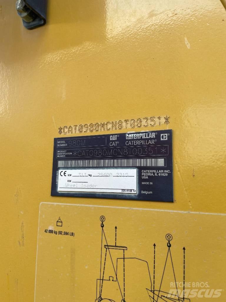 CAT 980M 輪胎式裝載機
