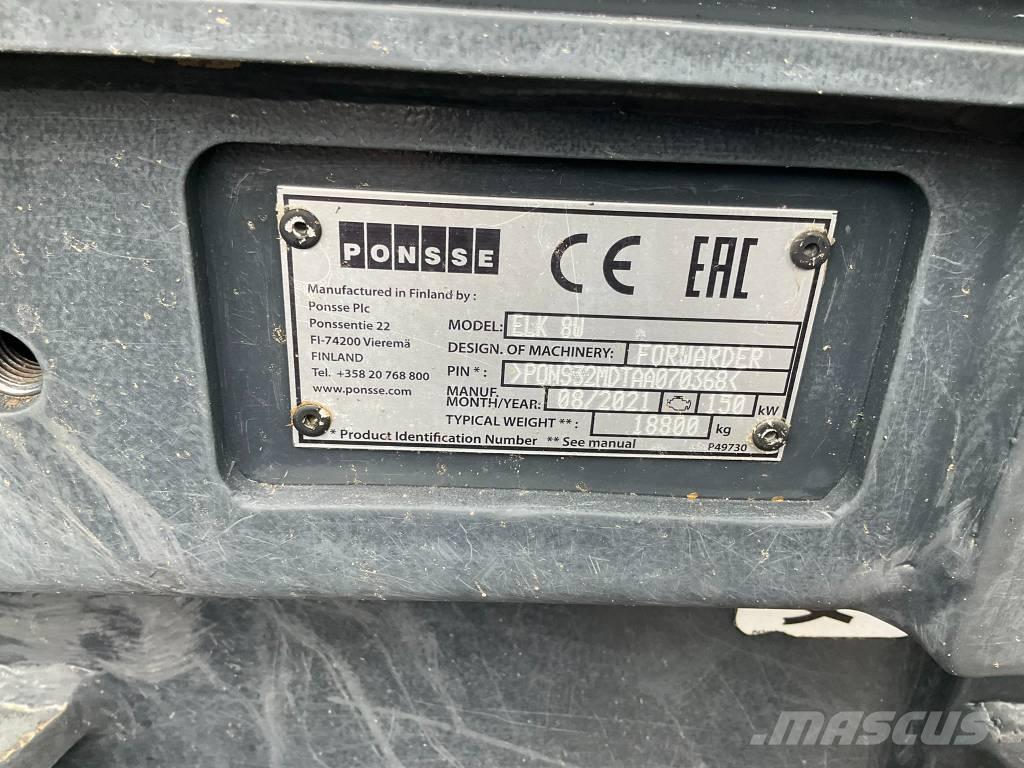 Ponsse ELK 8W 集運機