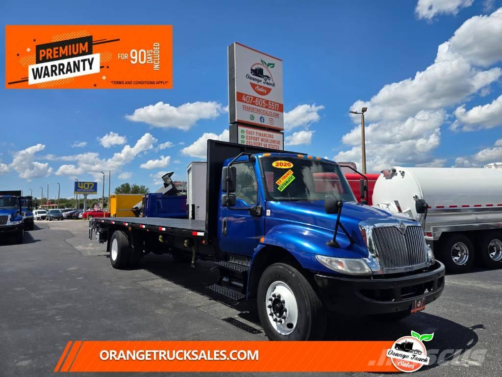 International MV607 平板式/側卸式卡車