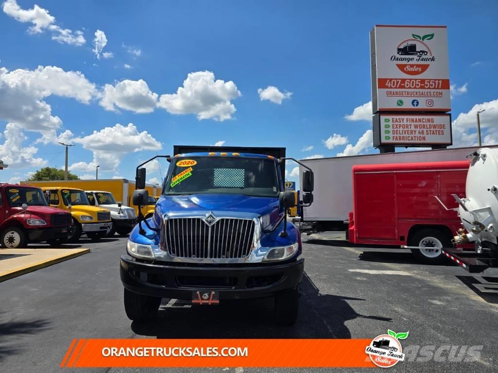 International MV607 平板式/側卸式卡車