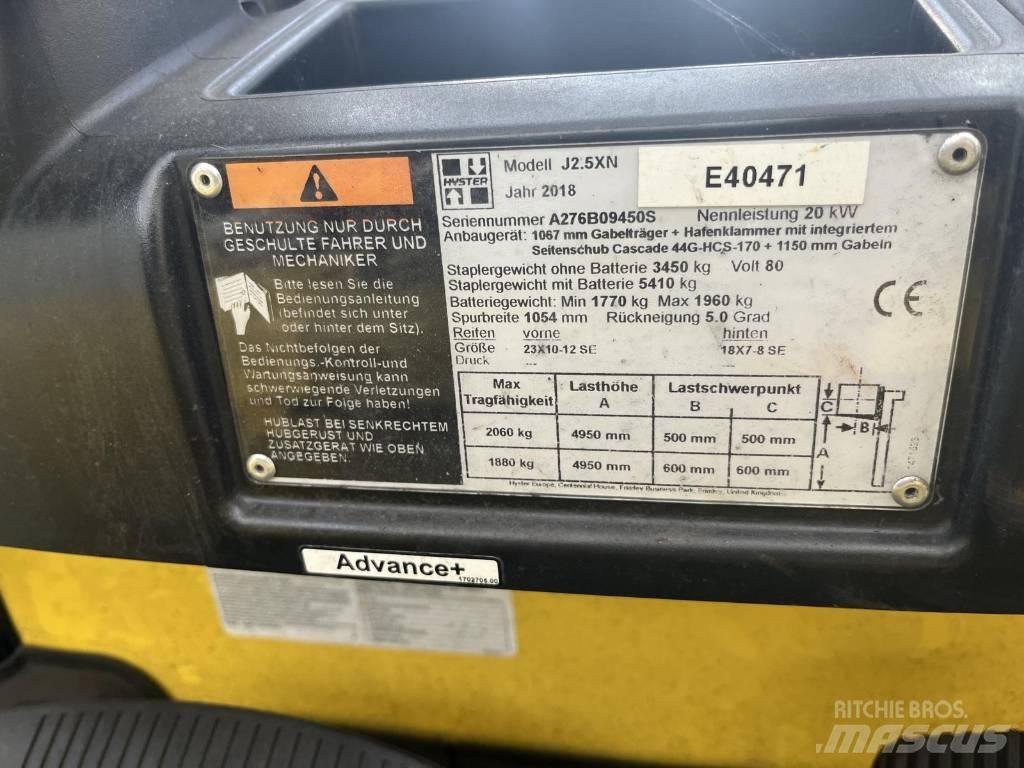 Hyster J2.5XN 電動堆高機
