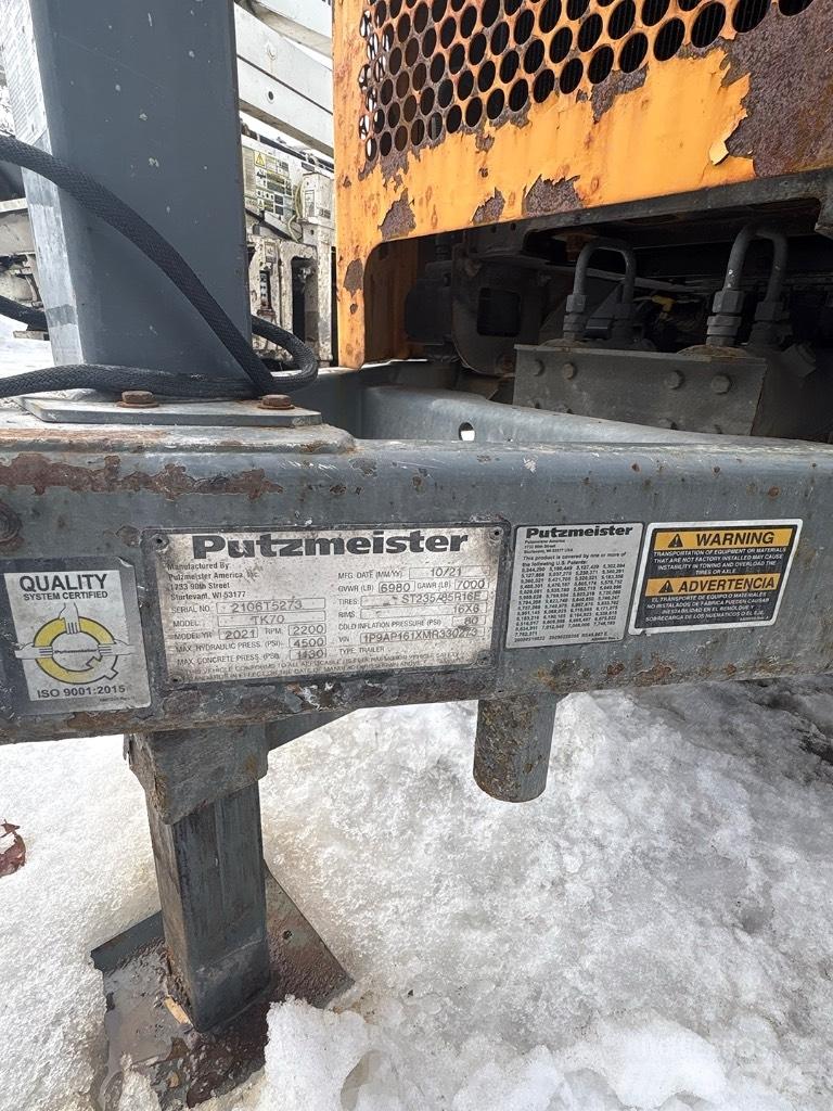 Putzmeister TK 70 混凝土泵浦