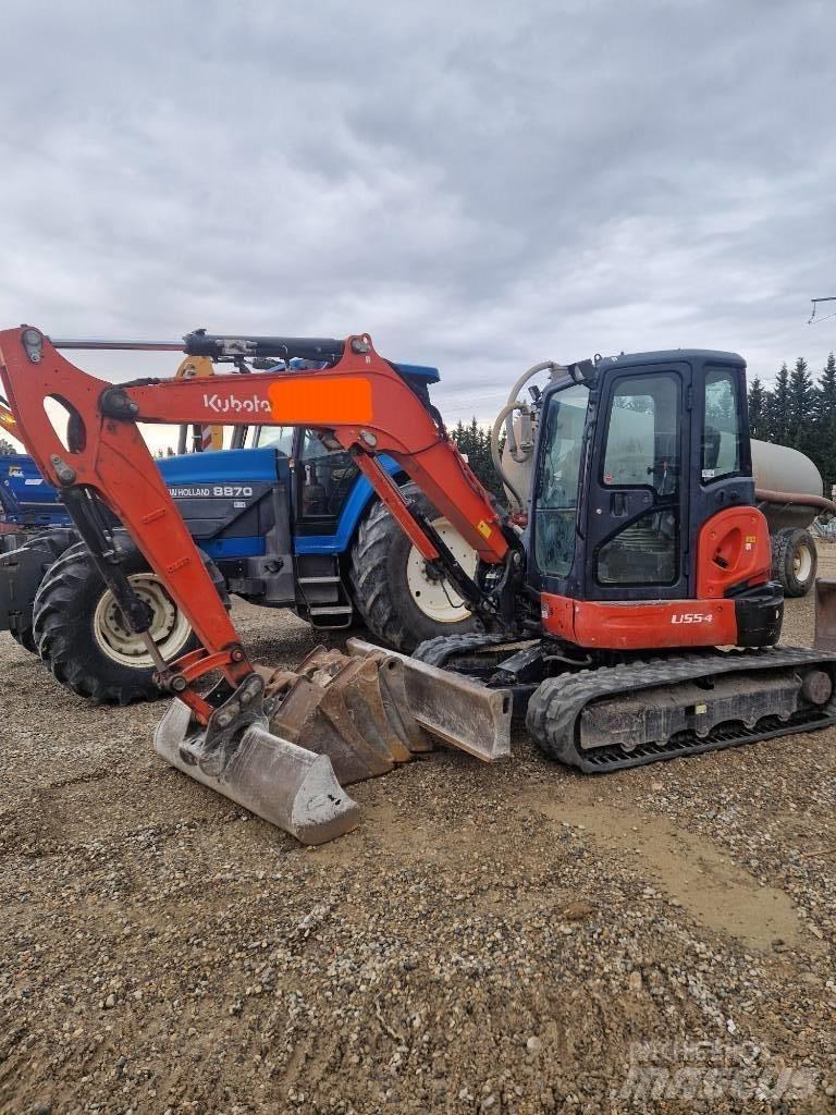 Kubota U 55-4 小型挖土機/掘鑿機<7t(小型挖掘機)