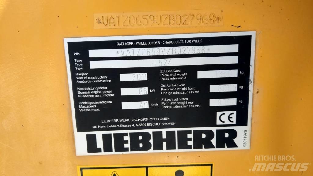 Liebherr L 524 輪胎式裝載機