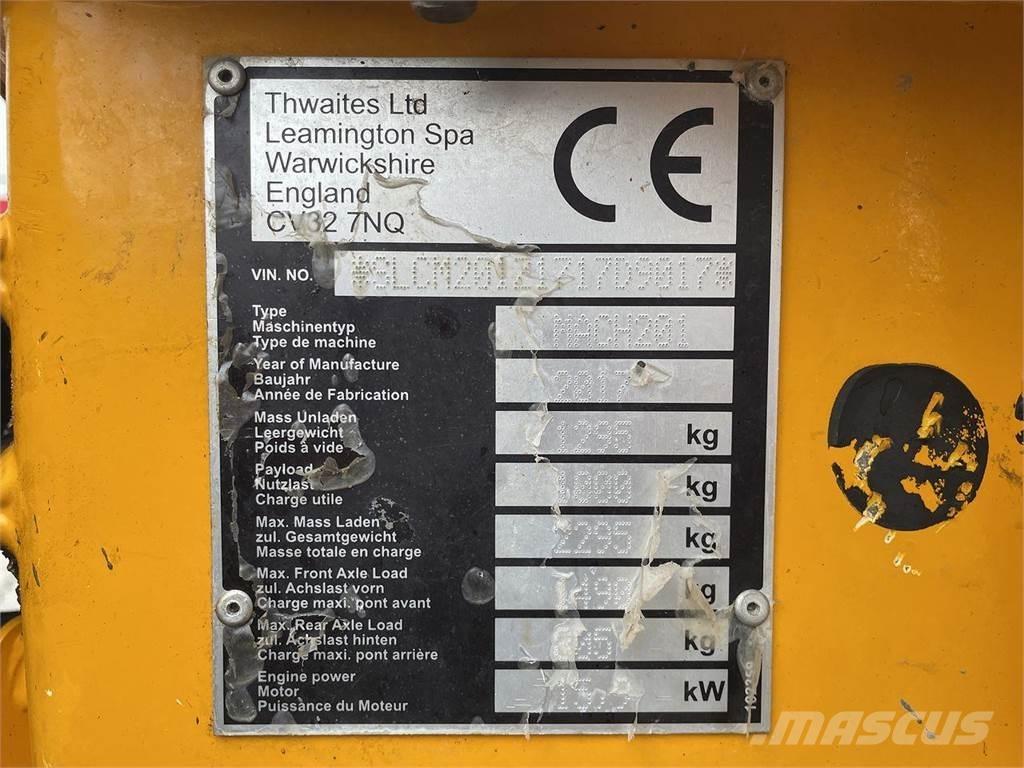 Thwaites 1 ton 側卸礦車