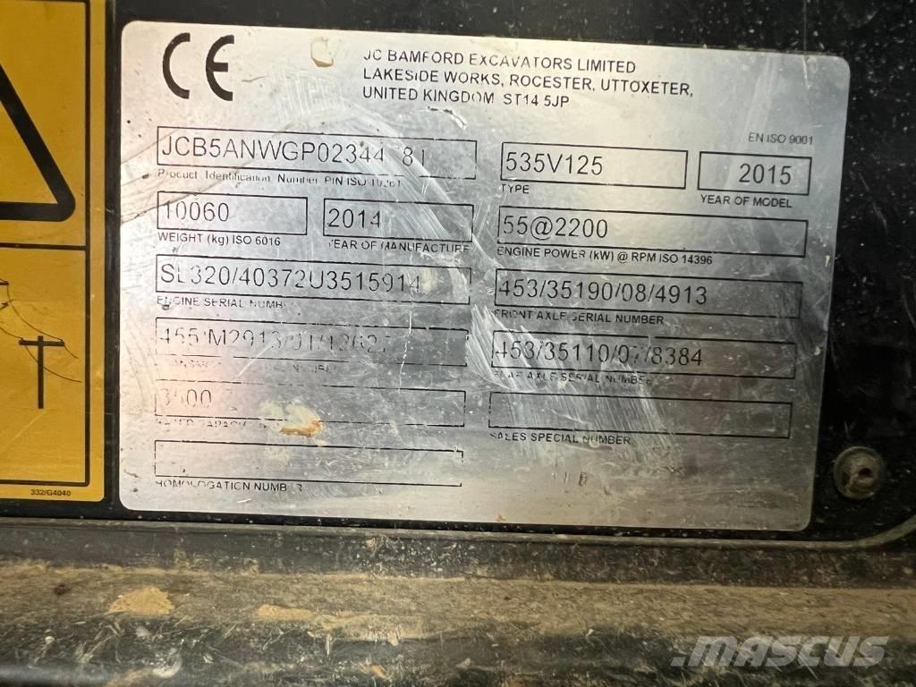 JCB 535-125 伸縮臂操作車