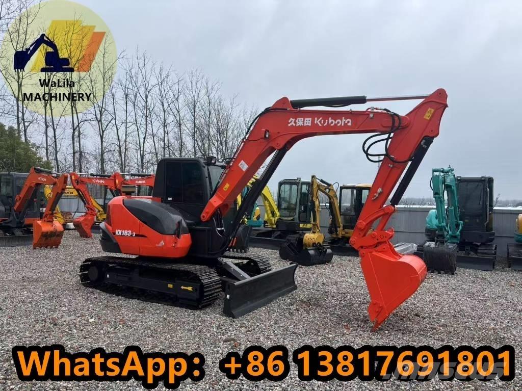 Kubota KX 183 小型挖土機/掘鑿機<7t(小型挖掘機)