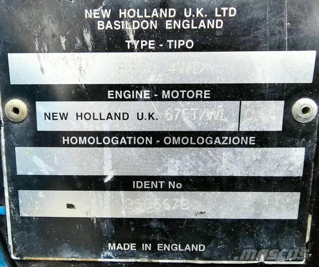 New Holland 8360 DT 曳引機