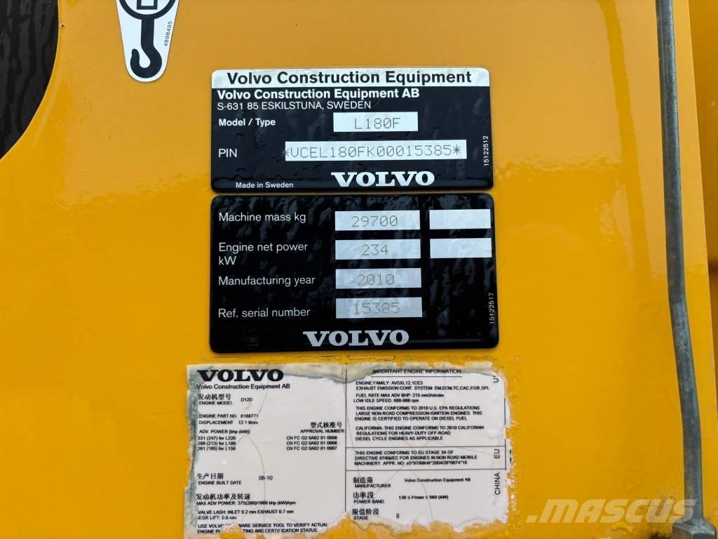 Volvo Radlader L180F 輪胎式裝載機