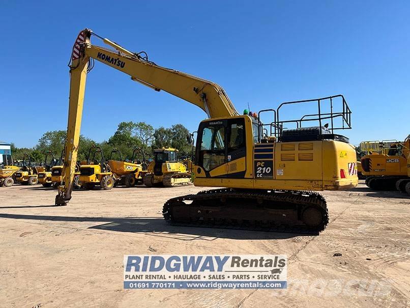Komatsu PC 210 LC 長臂前伸型挖土機/掘鑿機/挖掘機