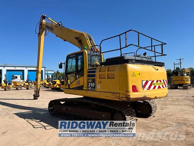 Komatsu PC 210 LC 長臂前伸型挖土機/掘鑿機/挖掘機