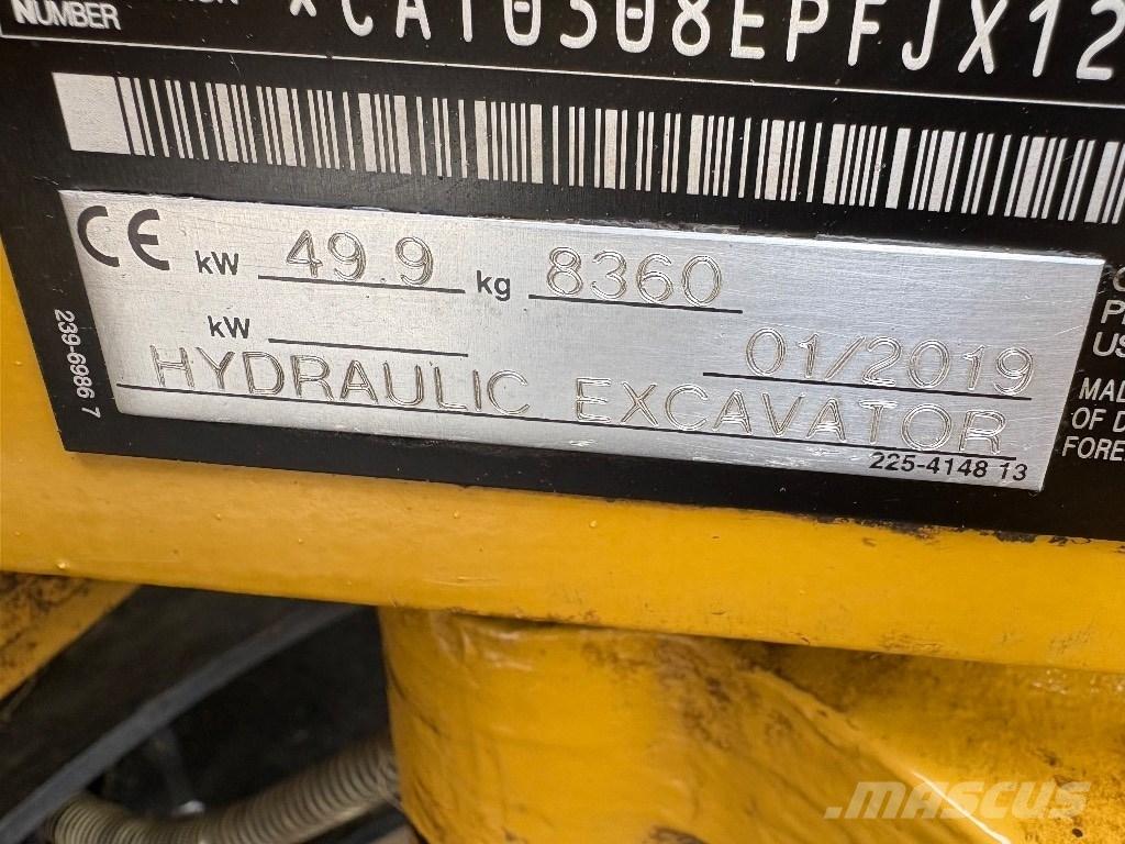 CAT 308 E 2 CR 中型挖土機/掘鑿機/挖掘機 7t-12t