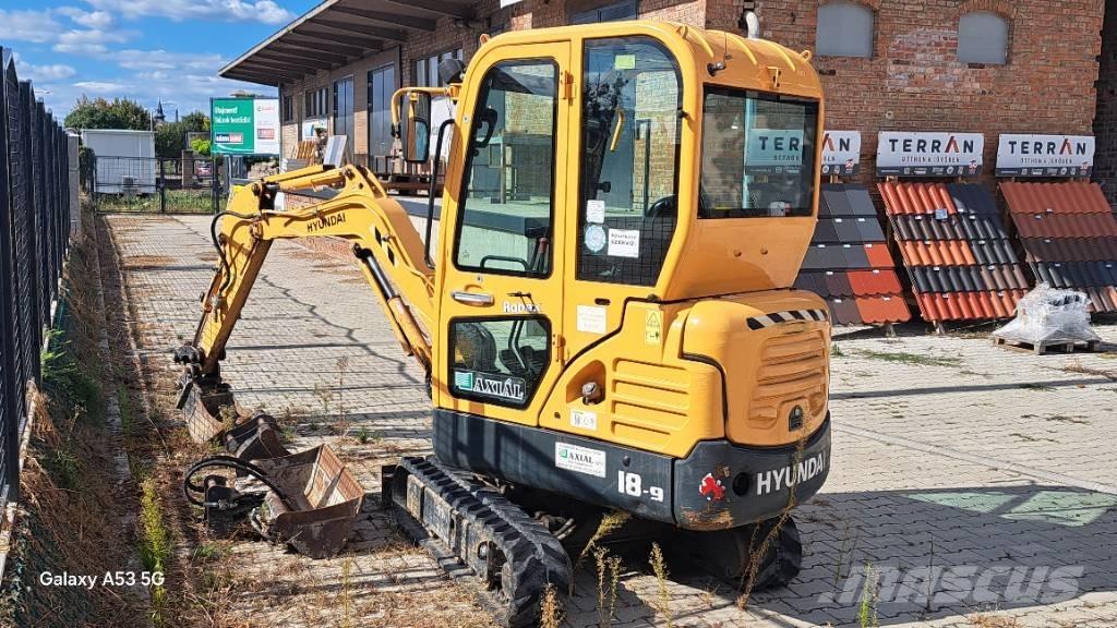 Hyundai Robex 18-9 小型挖土機/掘鑿機<7t(小型挖掘機)