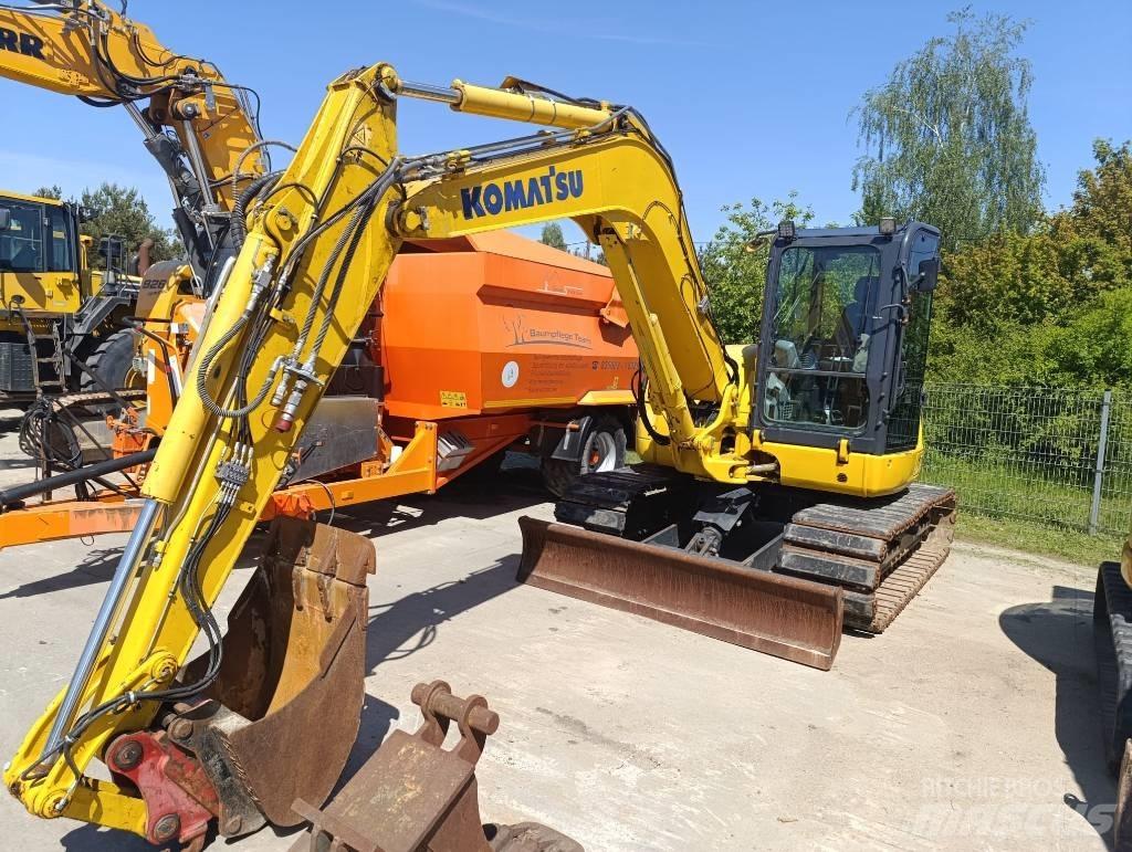 Komatsu PC 80 MR 中型挖土機/掘鑿機/挖掘機 7t-12t