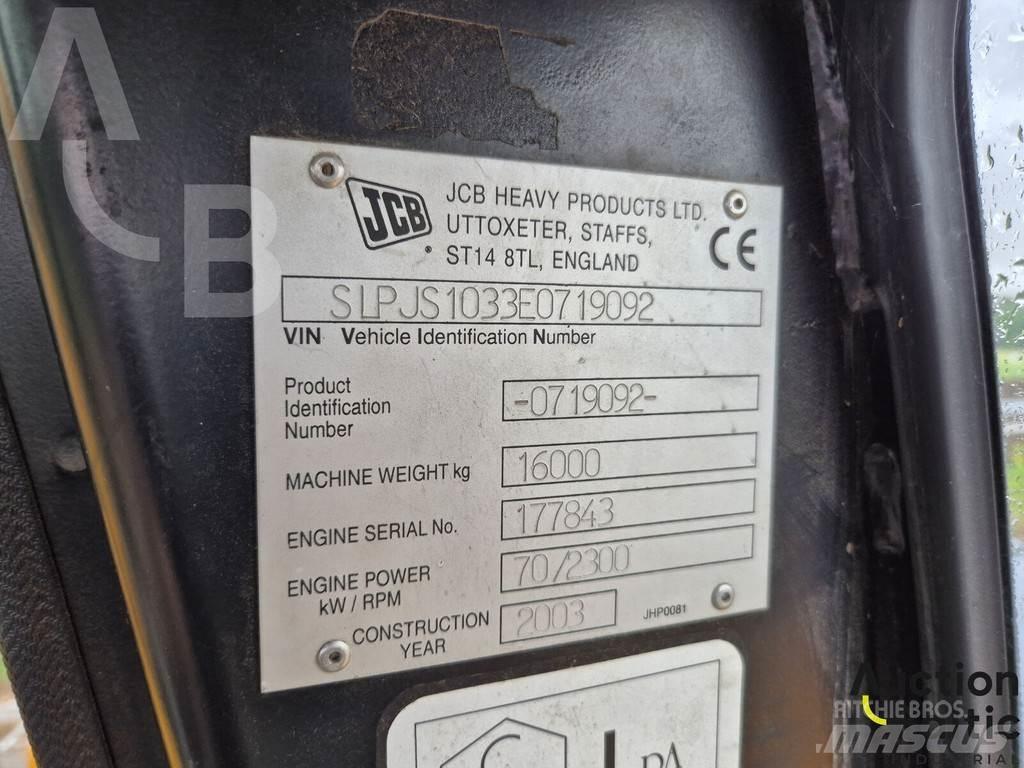 JCB JS 160 W 旋轉式挖土機/掘鑿機/挖掘機