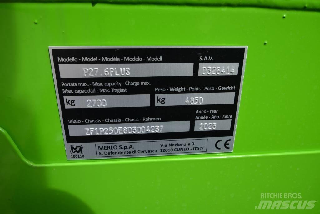 Merlo P 27.6 Plus 伸縮臂操作車