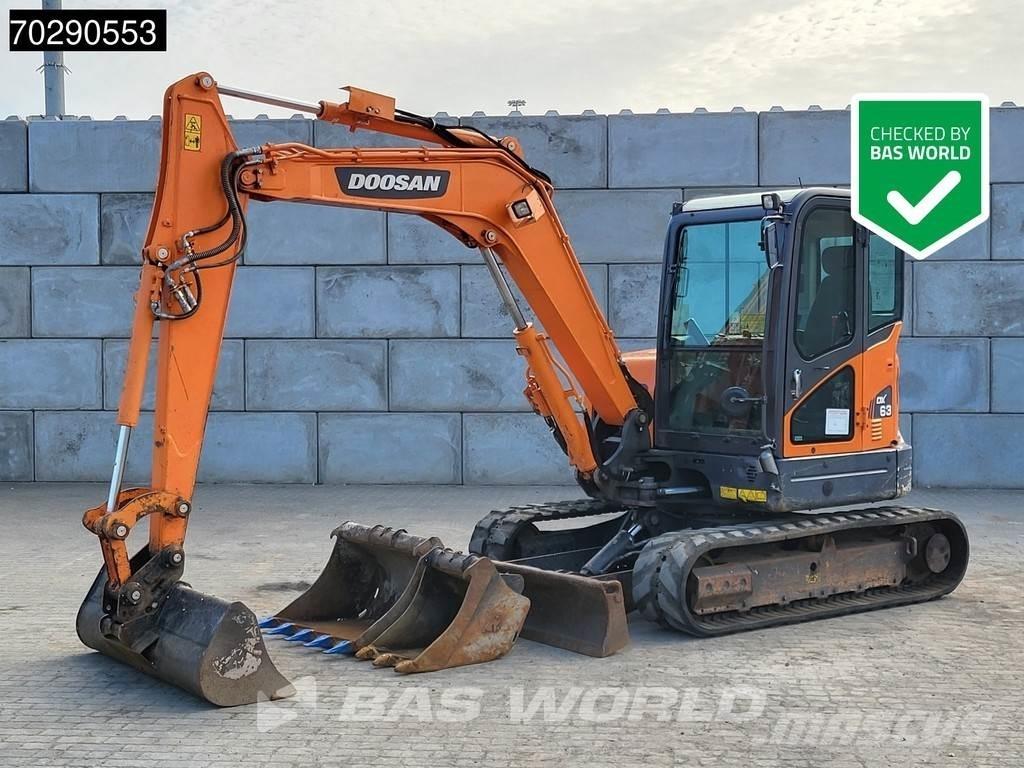 Doosan DX63-3 小型挖土機/掘鑿機<7t(小型挖掘機)