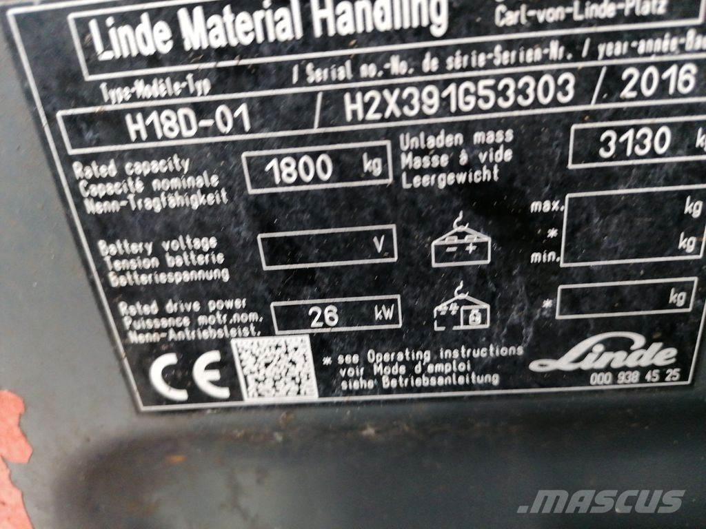Linde H18D-02 柴油卡車