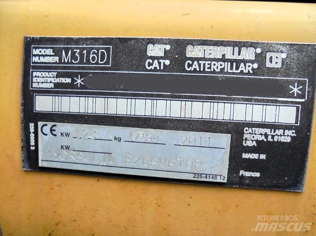 CAT M 316 D 旋轉式挖土機/掘鑿機/挖掘機