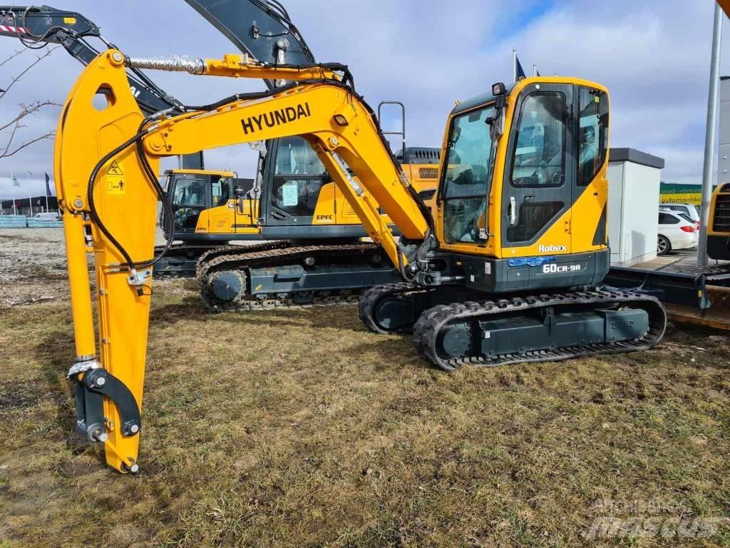 Hyundai R60CR-9A 小型挖土機/掘鑿機<7t(小型挖掘機)