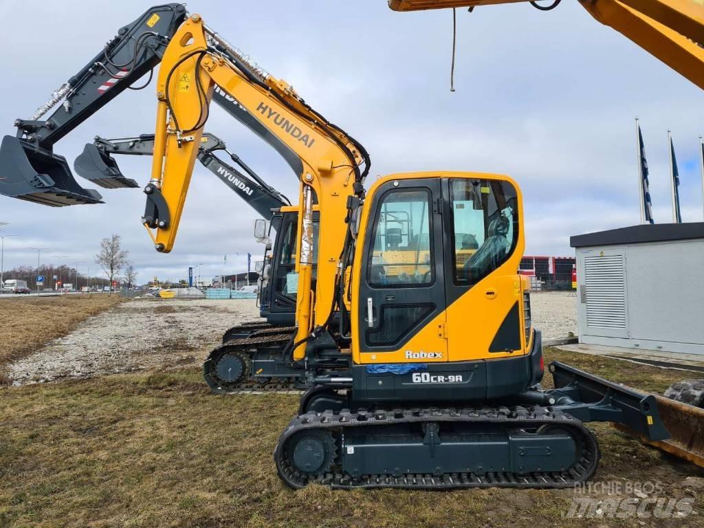 Hyundai R60CR-9A 小型挖土機/掘鑿機<7t(小型挖掘機)
