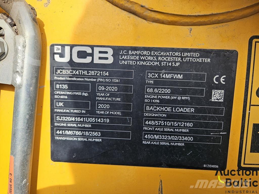 JCB 3 CX 14MFWM 反鏟裝載機