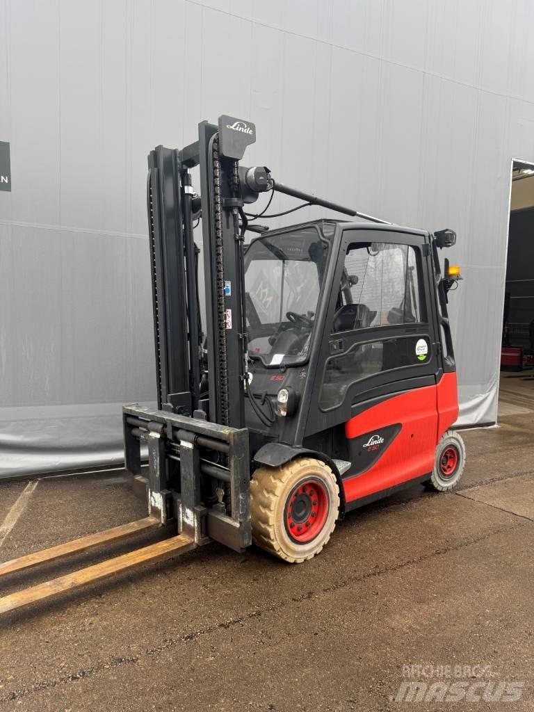 Linde E50HL-01 電動堆高機