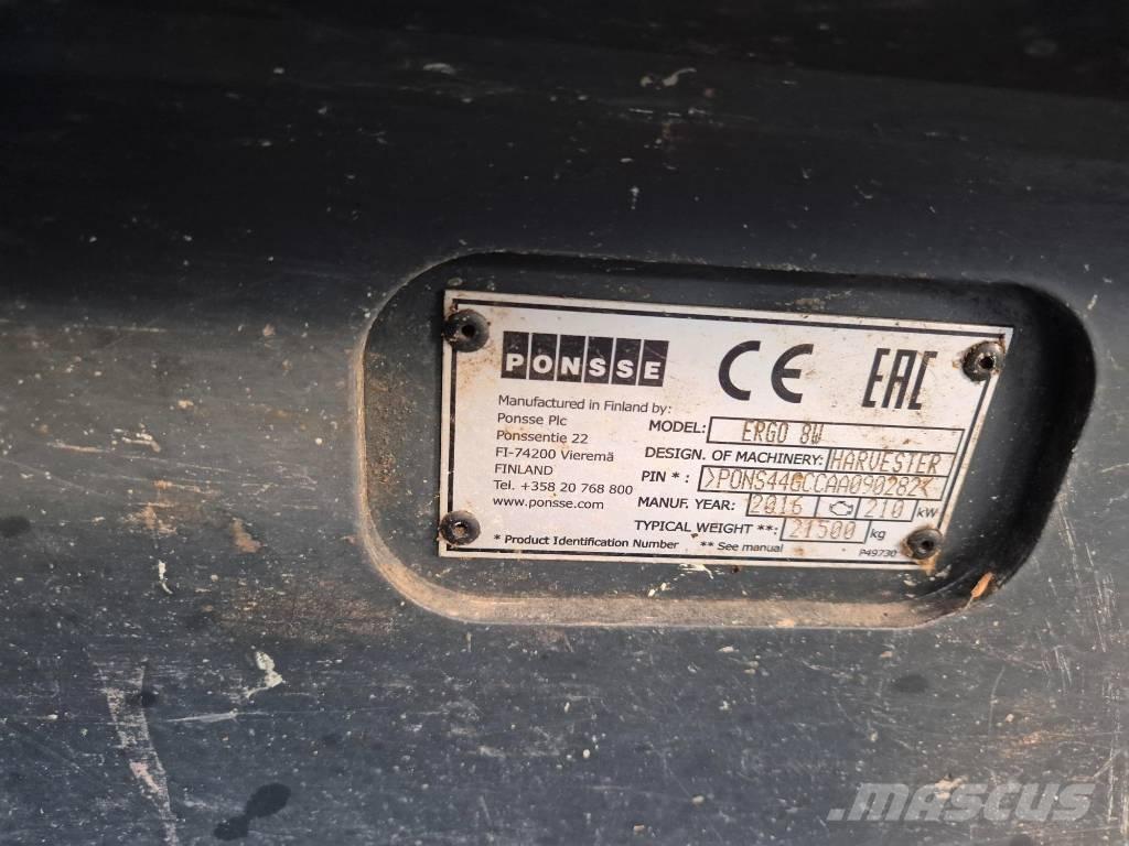 Ponsse ERGO 8W 收穫機